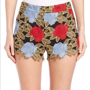 Alice + Olivia Amaris Lace Shorts